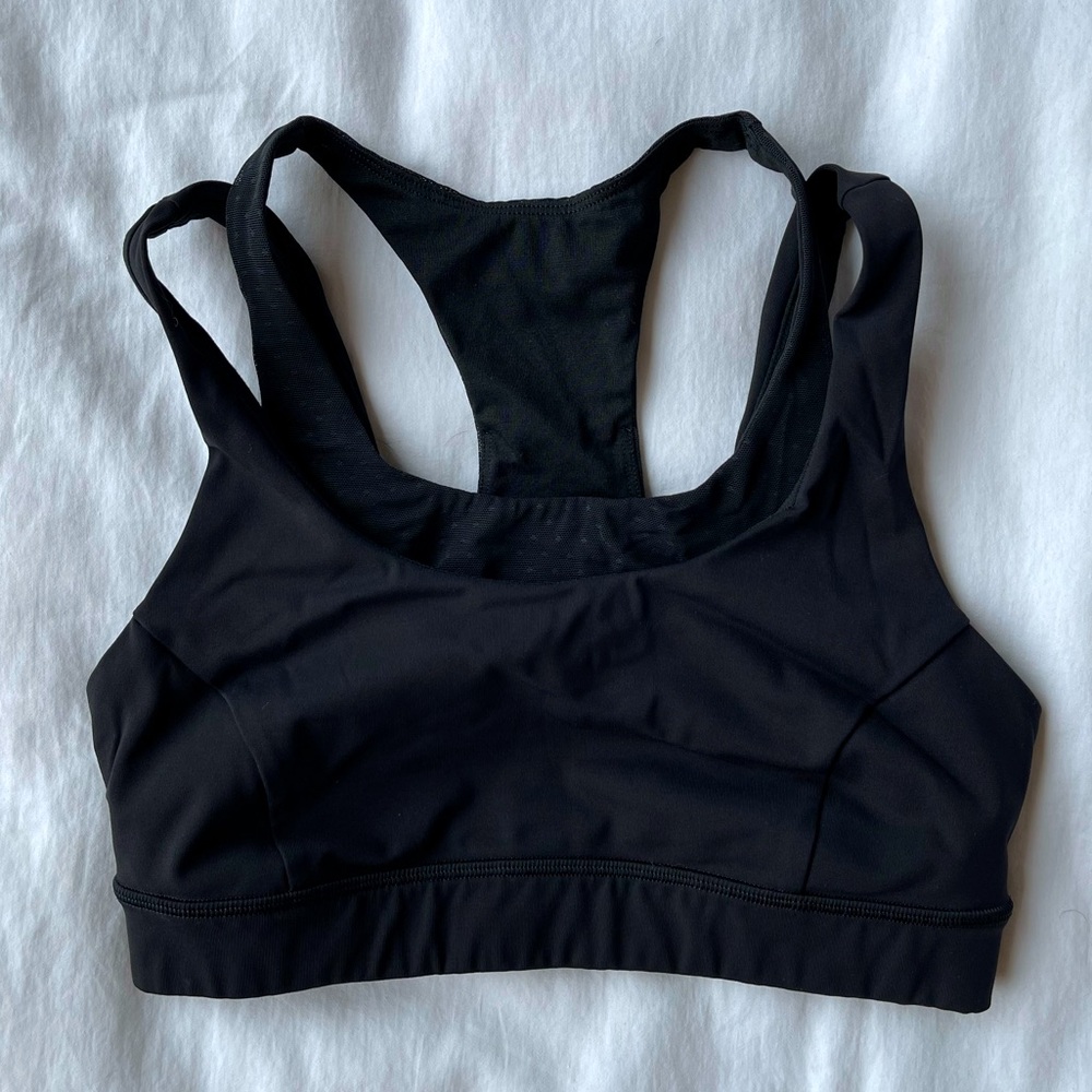 Lululemon Black Sports Bra, Size 6